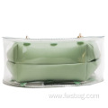 The New Summer Style Detachable Ladies PU Sling Bag Sets Dot Printing Clear PVC Handbags for Women